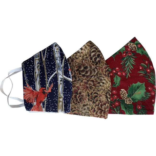 Holly Day Facemask bundle of 3 - Face Masks - 1