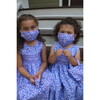 Matching Dress & Face Mask, Purple Hydrangea - Face Masks - 3