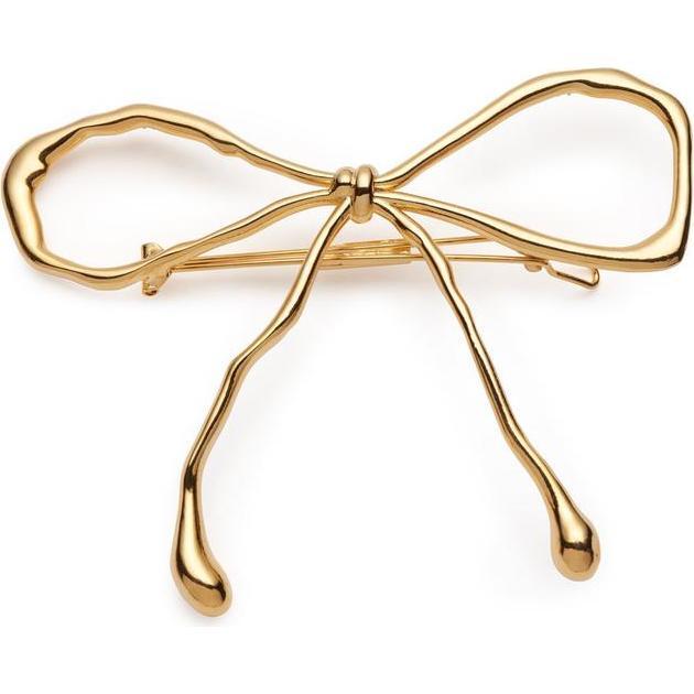 Glossy Bow Barrette - Hair Accessories - 1