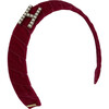 Monogram Headband, Lipstick - Hair Accessories - 1 - thumbnail