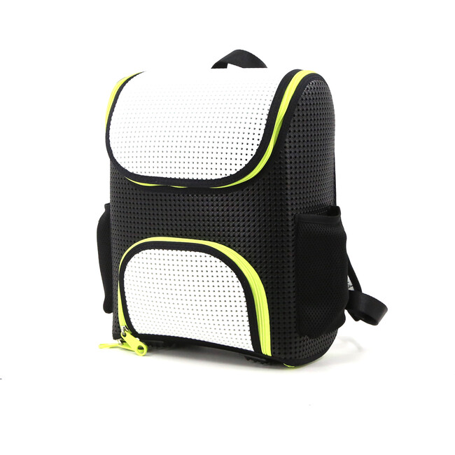 Student Ergonomic School Backpack, Neon Lime - Backpacks - 2