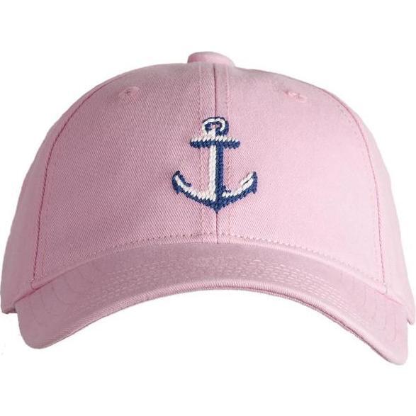 Anchor Baseball Hat, Light Pink