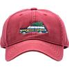 Holiday Wagoneer Baseball Hat, Weathered Red - Hats - 1 - thumbnail