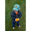Needlepoint Jack-O-Lantern Baseball Hat, Green - Hats - 2