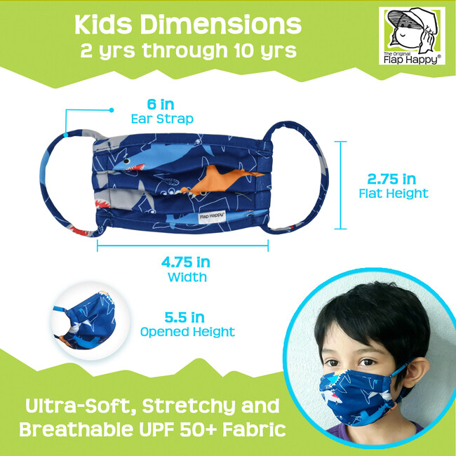 Kids Face Mask 7 Pack, Rainbow - Face Masks - 6