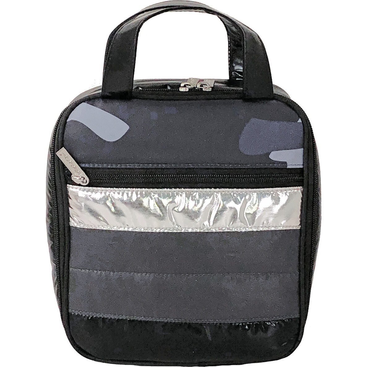 Black Camo Puffer Lunch Tote - Lunchbags - 1