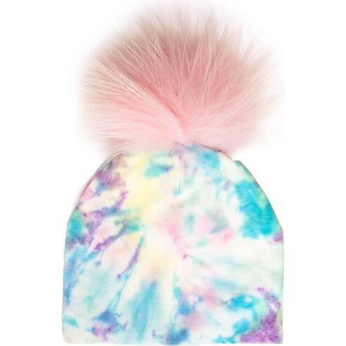 Rainbow Tie Dye Winter Hat Toddler - Hats - 1