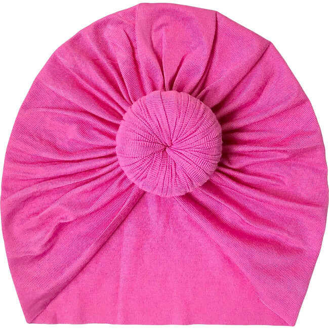 Classic Knot Headwrap, Hot Pink - Hats - 1