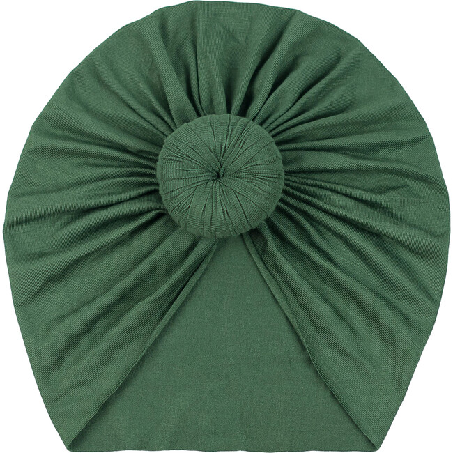 Classic Knot Headwrap, Olive Green - Hats - 1