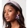 Crystal Woven Knotted Women's Headband, Lilac - Hair Accessories - 3