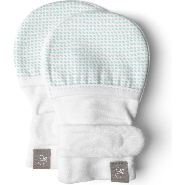 Baby Mitts, Drops Aqua - Gloves - 1