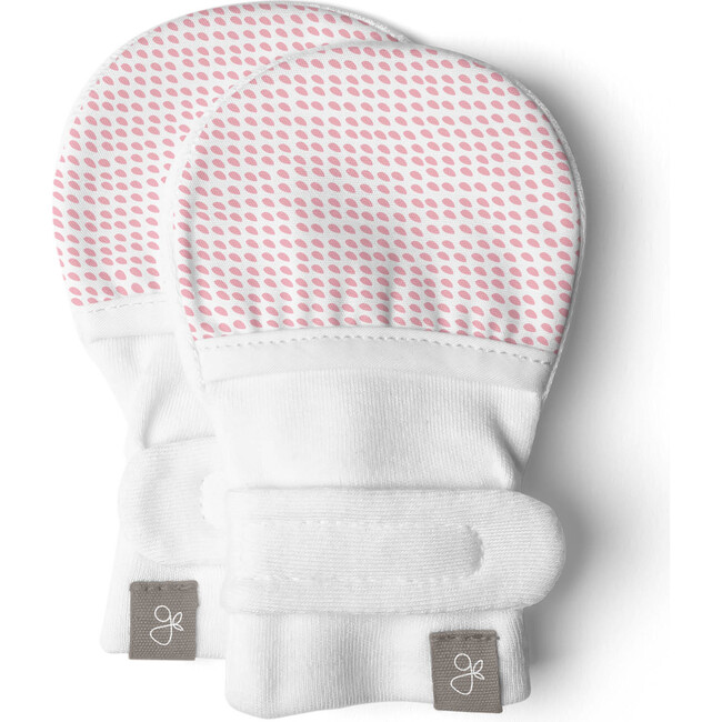 Baby Mitts, Drops Pink