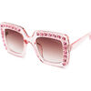 Bella Frame Sunglasses, Pink - Sunglasses - 4 - thumbnail