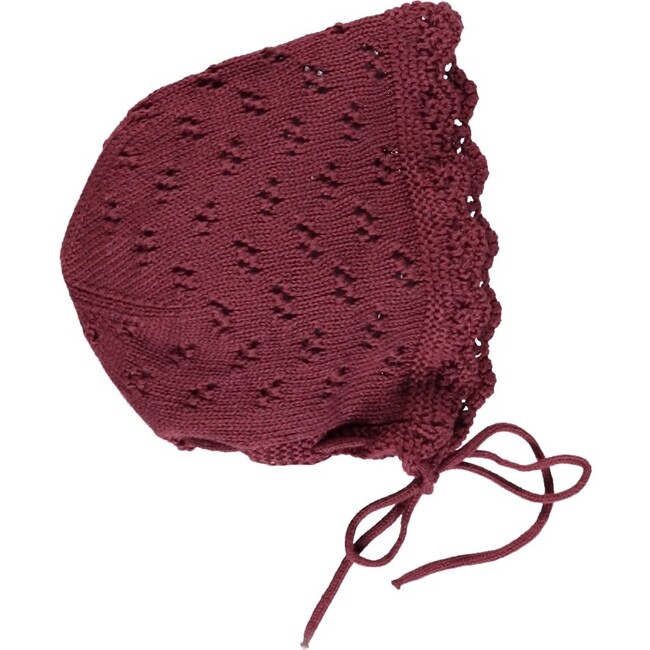 Anne Bonnet, Burgundy Knit - Hats - 1