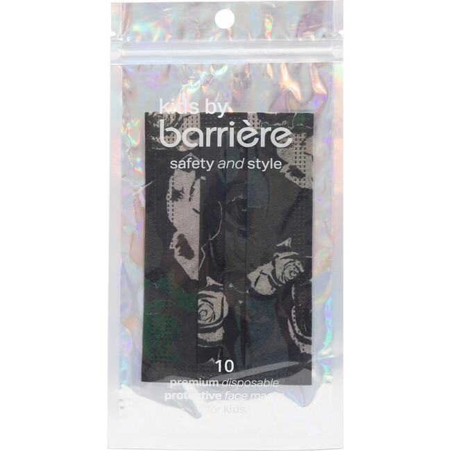 Kids Rose Camo Face Masks, 10 Pack - Face Masks - 3