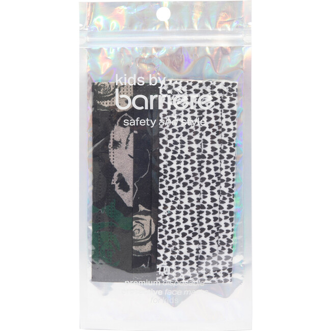 Kids Camo & Hearts Face Masks, 10 Pack - Face Masks - 3