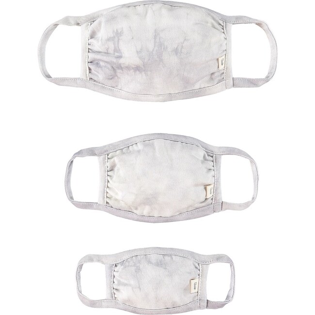 Adult Child & Mini Mask Set, Crystal Tie Dye - Face Masks - 1