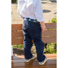 Roar! Dinosaur Needlepoint Belt, Blue - Belts - 5