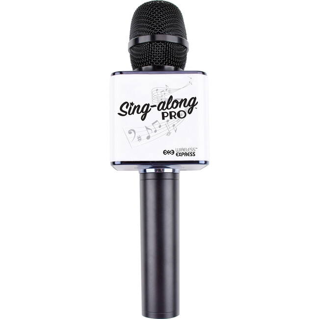 Sing-along Pro Bluetooth Karaoke Microphone & Speaker, Black