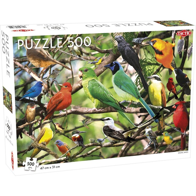 Exotic Birds 500-Piece Puzzle