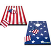 Stars & Stripes Wooden Cornhole Set - Pool Floats - 1 - thumbnail