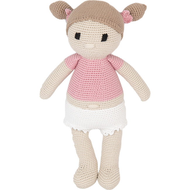 Baby Girl Organic Knit Doll