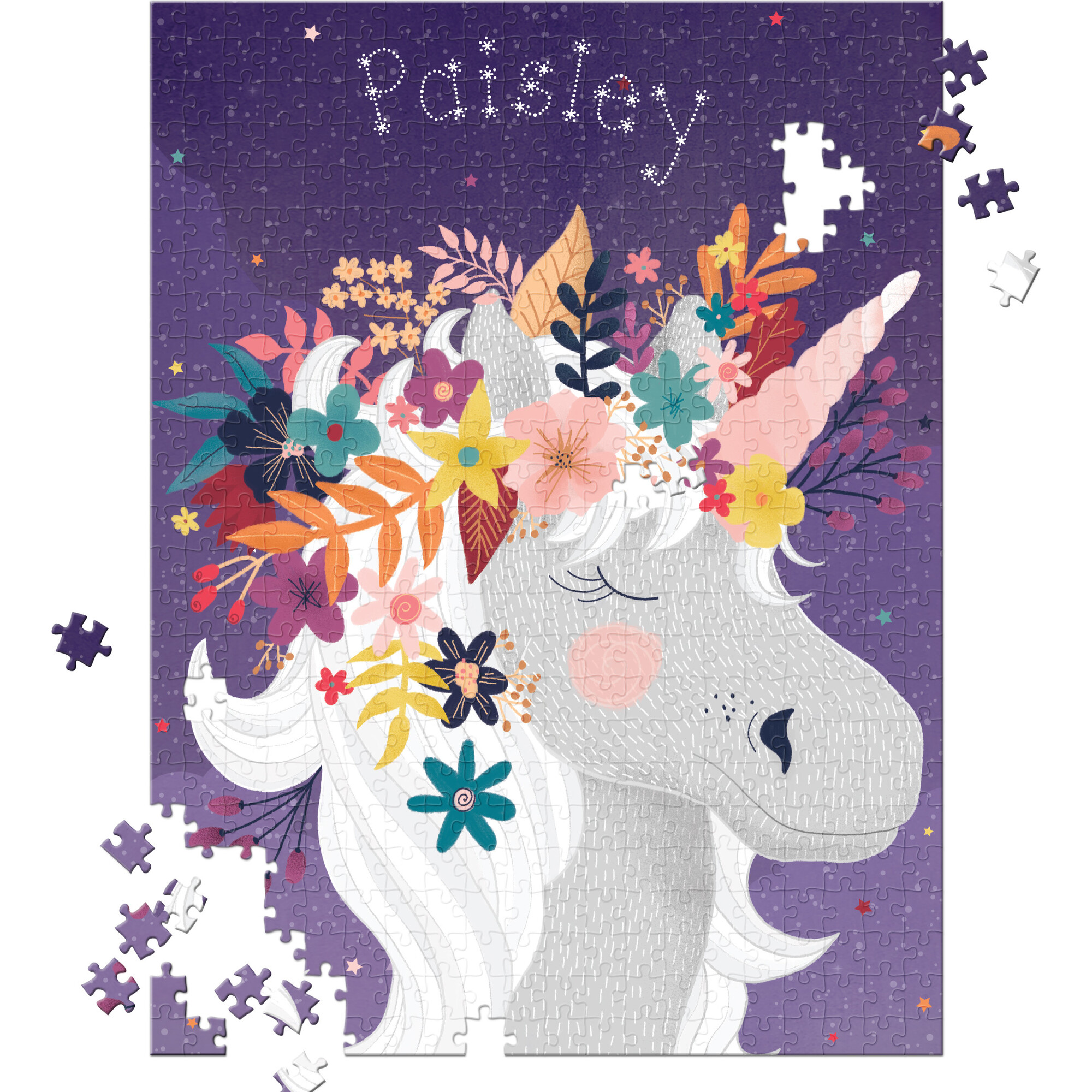Stargazing Unicorn 500-Piece Puzzle - Puzzles - 1