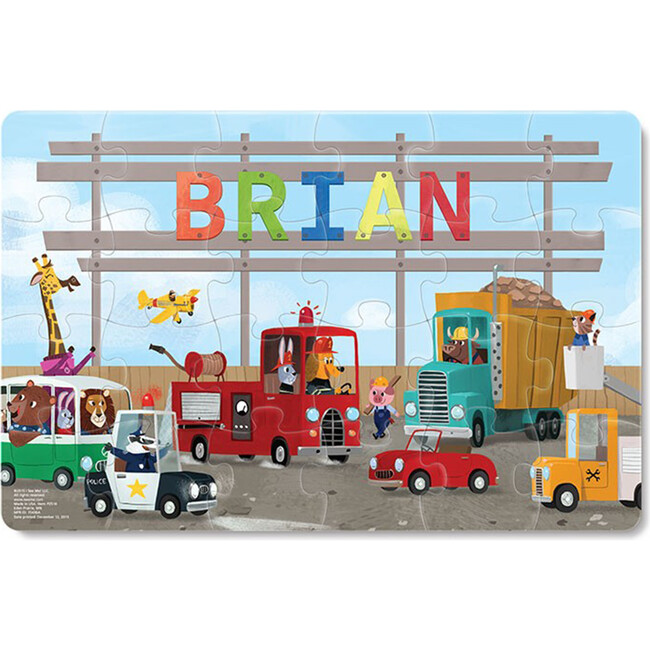 My Very Own Trucks Personalized Puzzle