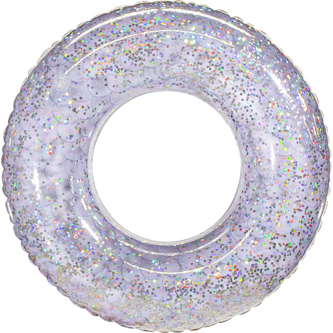 36" Glitter Pool Tube, Mermaid