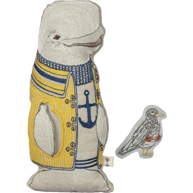 Beluga Whale Pocket Doll