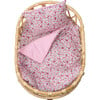 Doll Crib Duvet & Pillow Set, Meadow/Pink - Dollhouses - 2 - thumbnail
