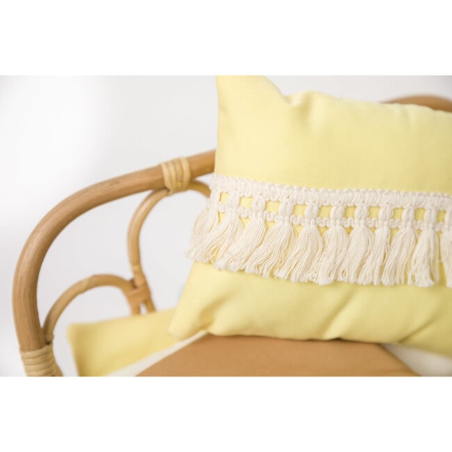 Doll Crib Duvet & Pillow Set, Yellow - Dollhouses - 3