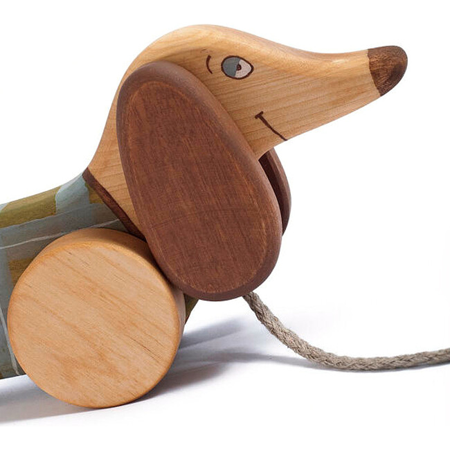 Wooden Dog Pull Toy
