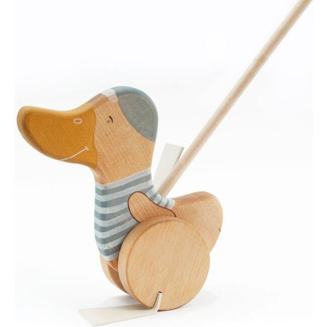 Wooden Goose Push Toy - Push & Pull - 1