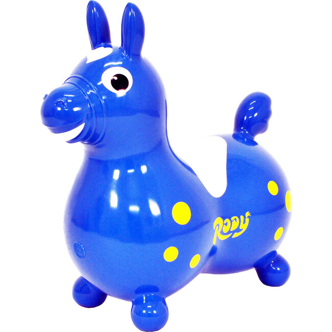 Rody Horse with Pump, Blue