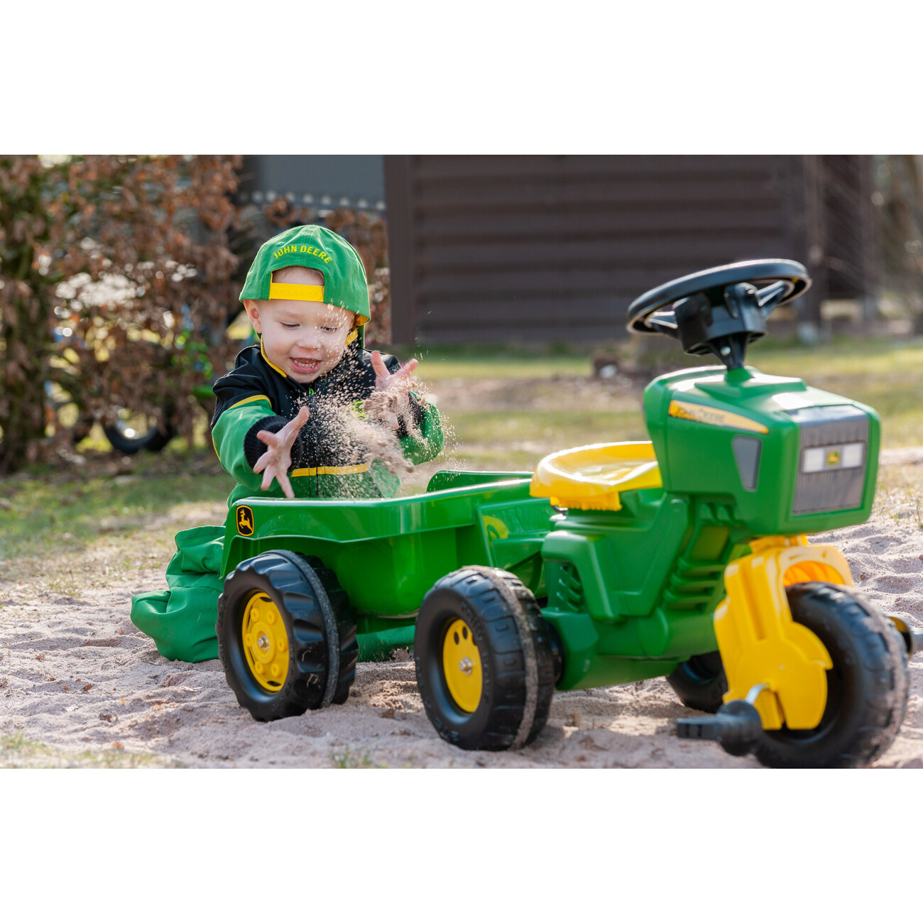 kettler john deere 3 wheel tractor