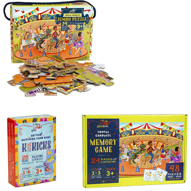 Merry Go Round ABC Puzzle and Game Play Pack - Puzzles - 1