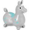 Rody Magical Unicorn with Pump, Silver - Ride-On - 1 - thumbnail