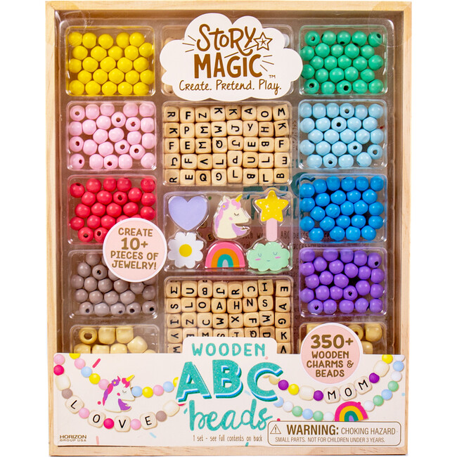 Wooden ABC Beads - Arts & Crafts - 1 - zoom