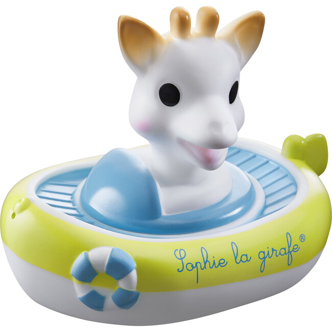 Sophie’s Bathtub Boat, Green/Blue - Bath Toys - 1