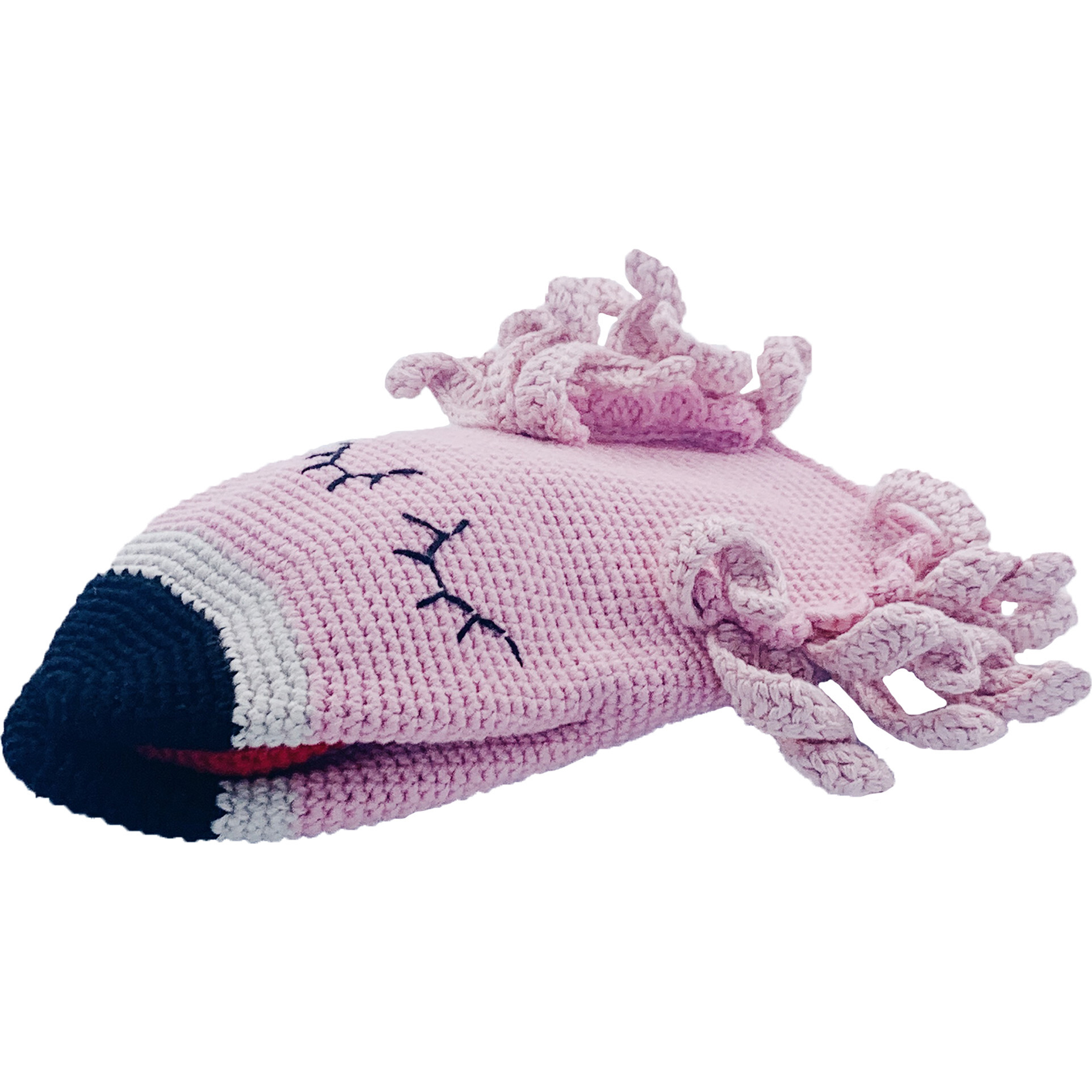 Flamingo Organic Knit Hand Puppet - Plush - 1