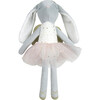Grey Cotton Velvet Bunny Midi Toy - Plush - 1 - thumbnail