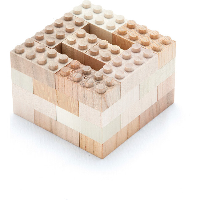 34-Piece Wooden Lego Set - Blocks - 1
