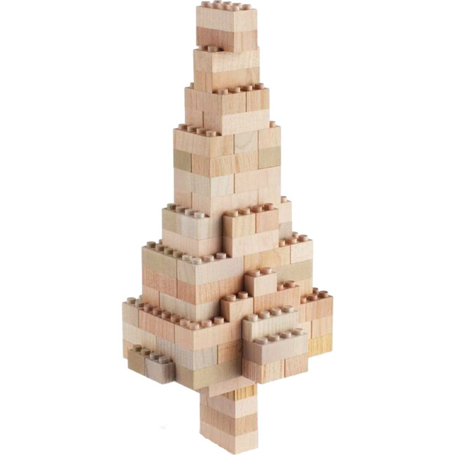 48-Piece Wooden Lego Set - Blocks - 1