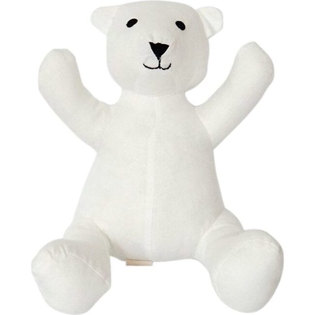 Teddy Bear in Cream Linen - Plush - 1