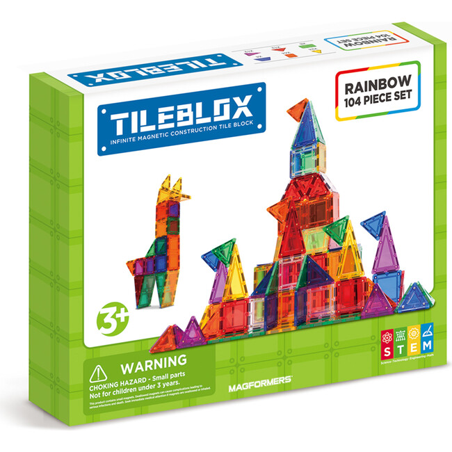Tileblox Rainbow 104 - STEM Toys - 6