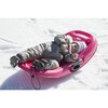 Snow Flipper Sled, Pink/Anthracite - Sleds - 2