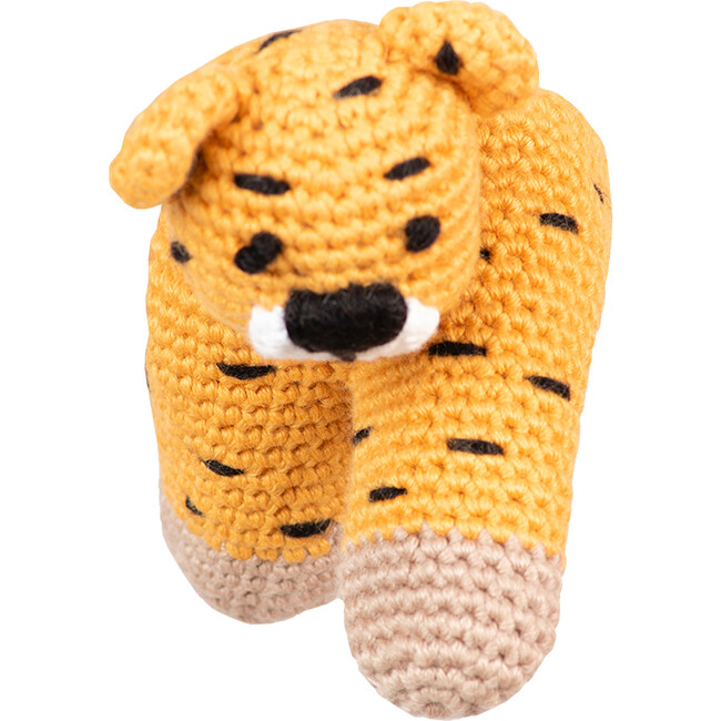 Cheetah Organic Knit Finger Puppet, Set of 2
