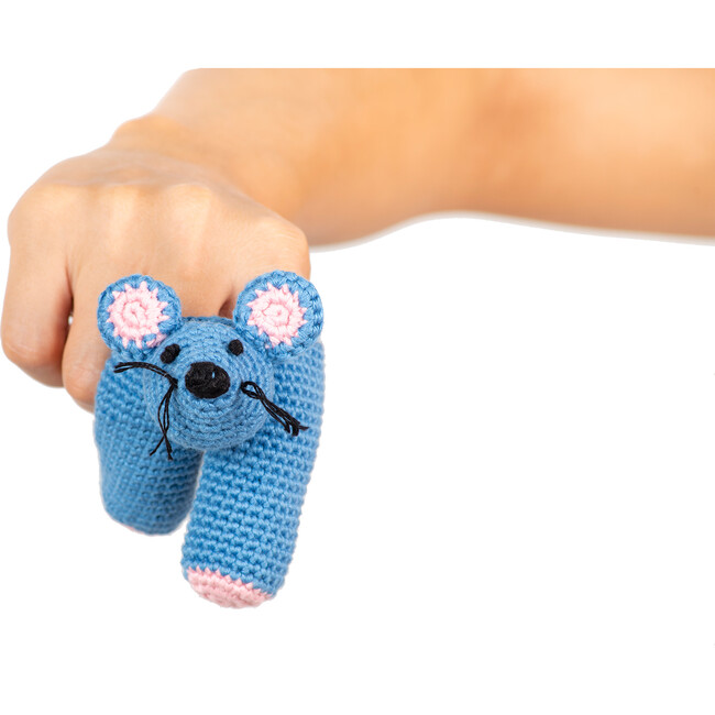 Micky the Mouse Two Finger Puppet, Set of 2