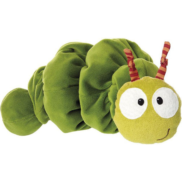 Vibrating Caterpillar Baby Toy, Green